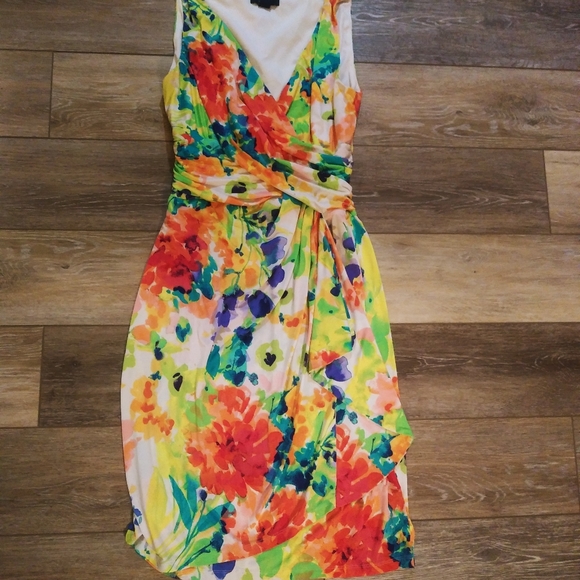 Chaps Dresses & Skirts - 4/25Sale💕Chaps floral spring classy dress